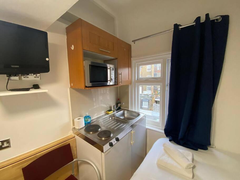 F14- Single Studio Shared Shower/Toilet Near Paddington 伦敦 外观 照片